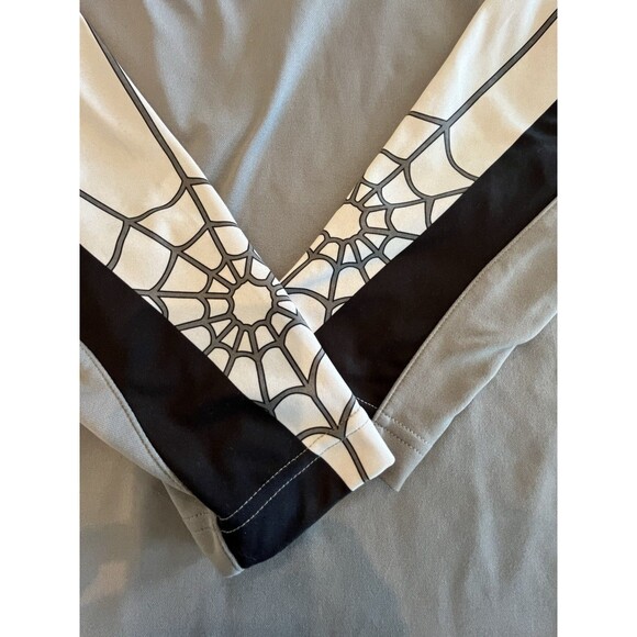 SPYDER WEB 1/4 Zip Pullover Long Sleeve Mens Shirt Sz Large Greys - Picture 8 of 8